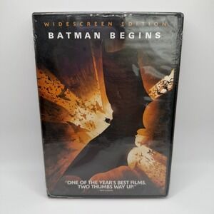Batman Begins DVD 2005 Widescreen Edition Christian Bale DC Comics New Sealed